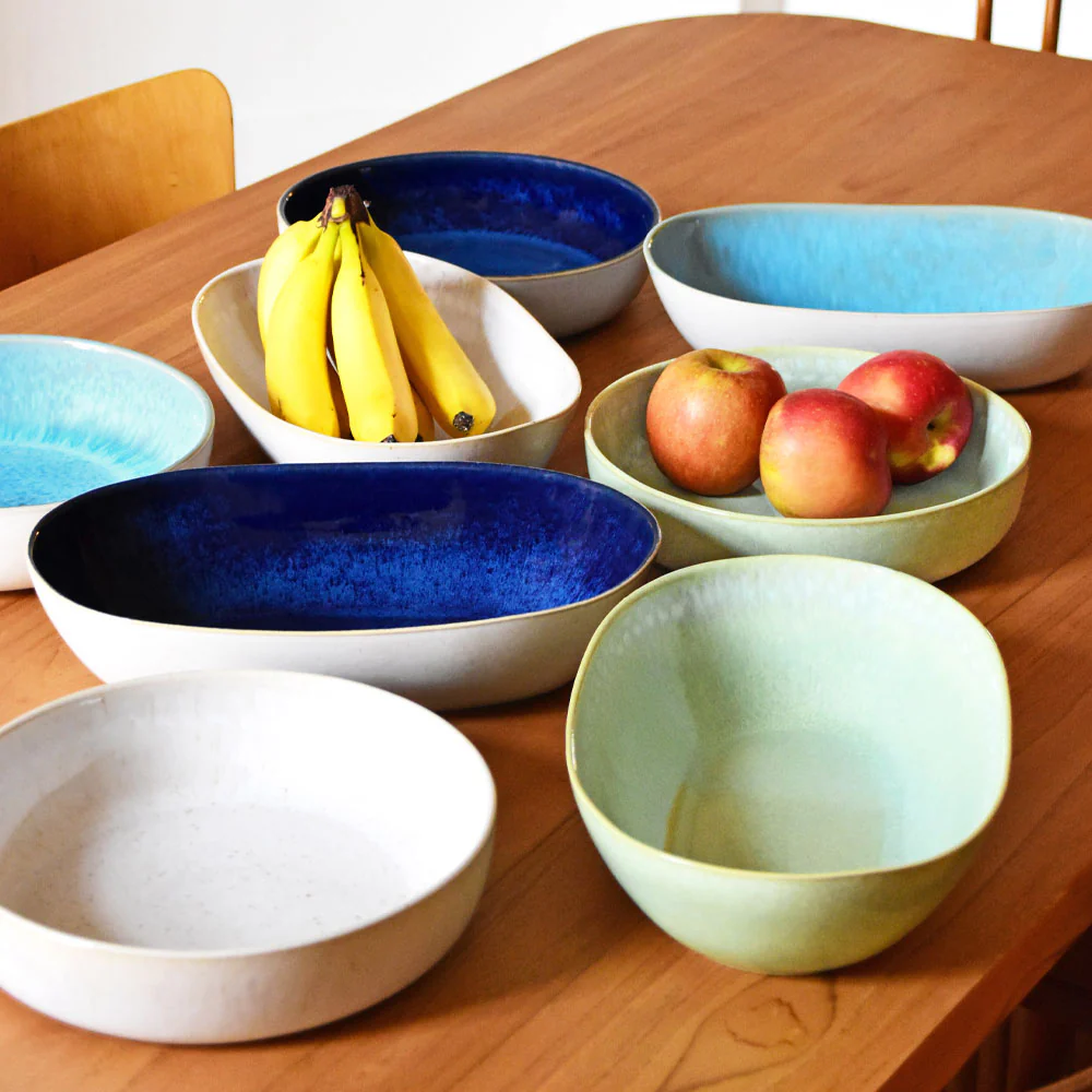 Plat de service rond | Blanc audacieux - Image 9