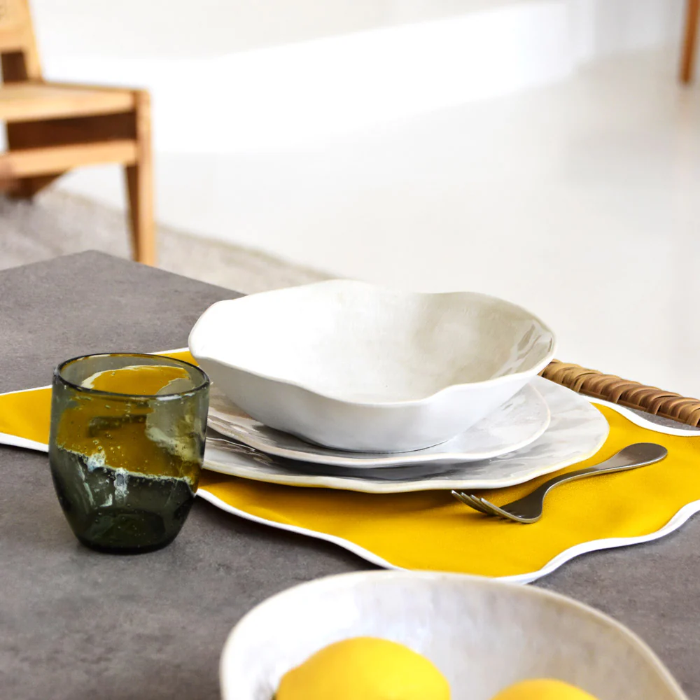 Assiette creuse Onda | Beige sable - Image 3