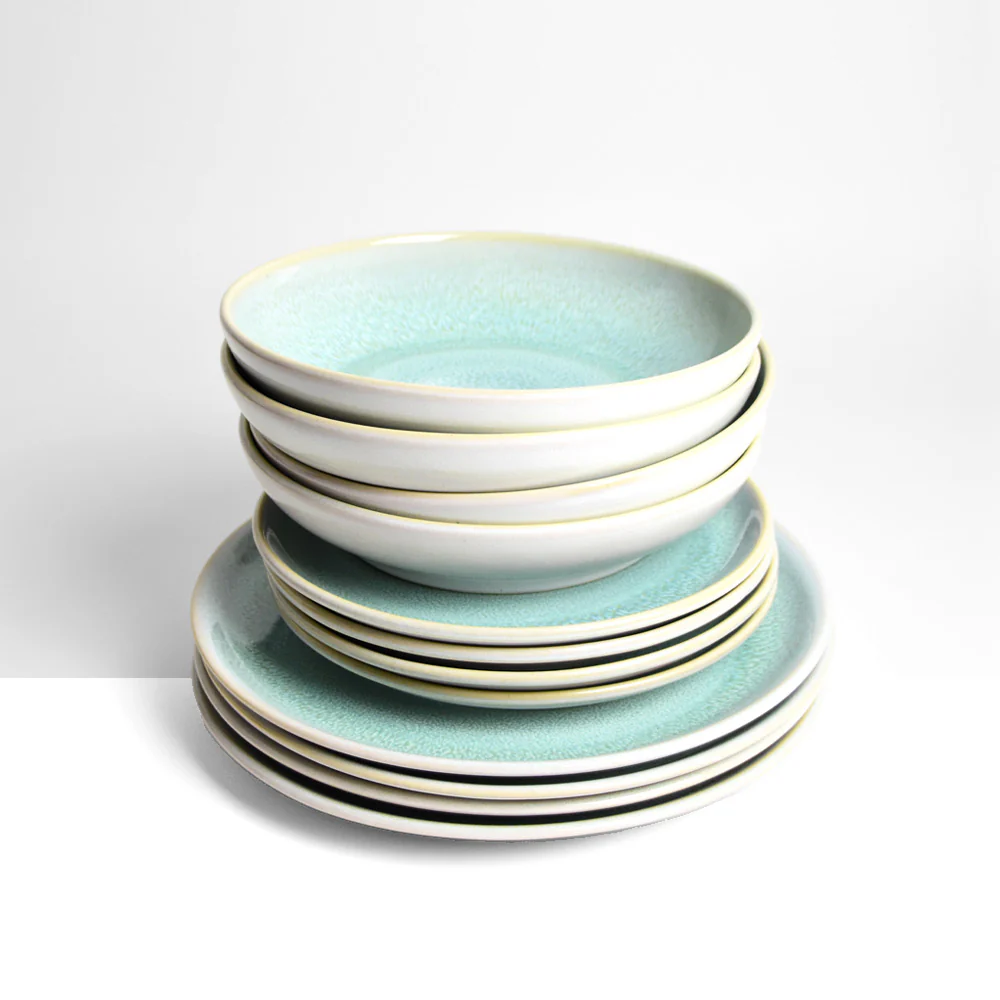 Service pour 4 | Vert minéral - Image 3