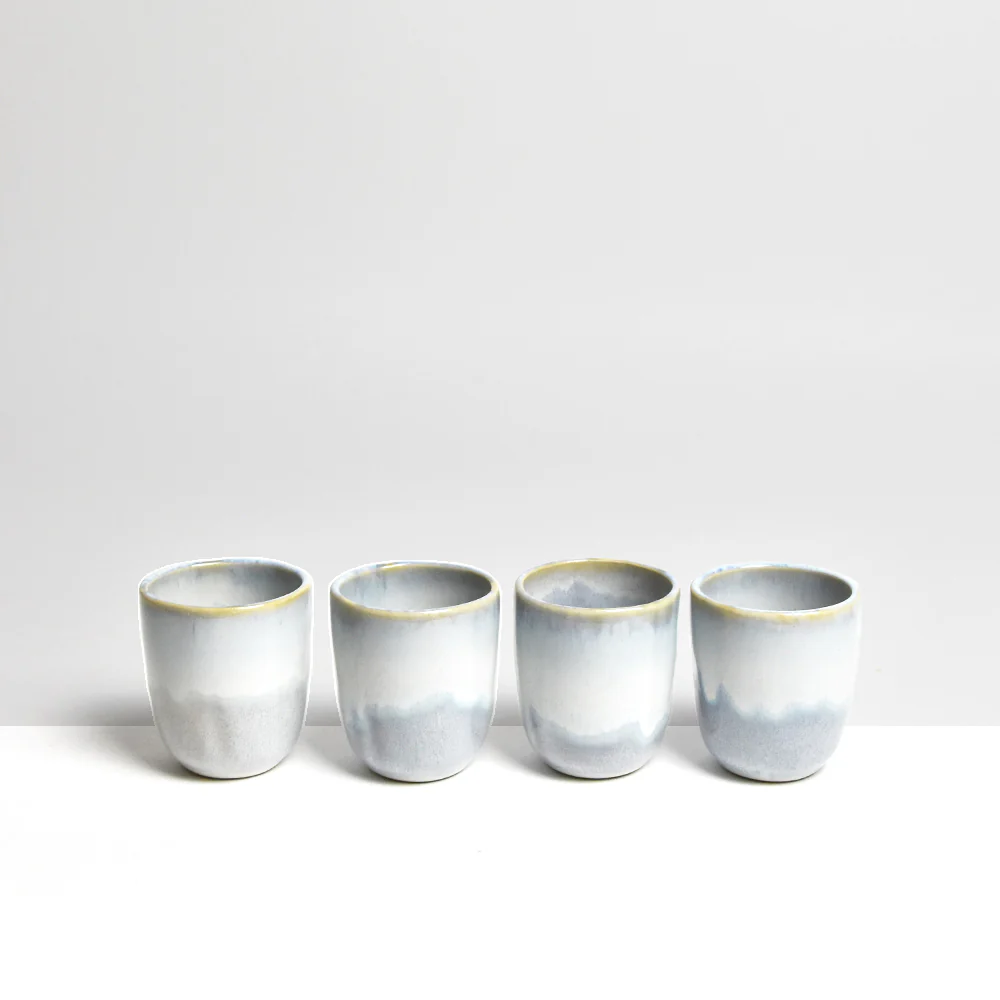 Tasse expresso | Blanc glacier - Image 3