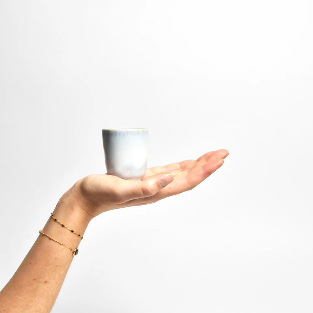 Tasse expresso | Blanc glacier - Image 6