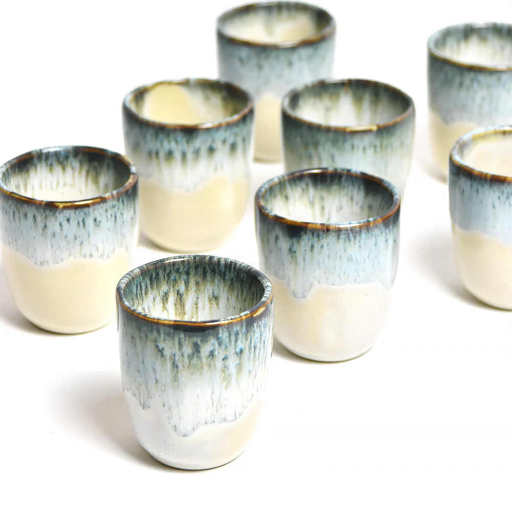 Tasse expresso | Bleu mer - Image 3