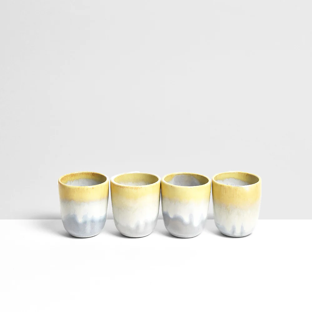 Tasse expresso | Jaune sable - Image 4