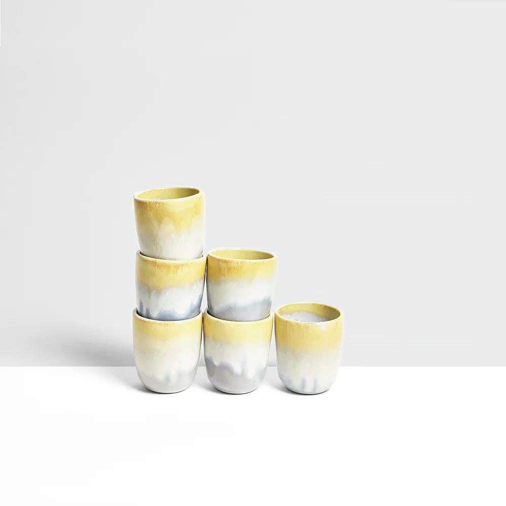 Tasse expresso | Jaune sable - Image 5