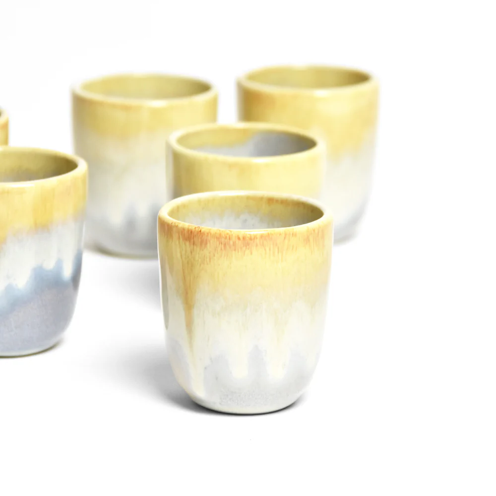 Tasse expresso | Jaune sable - Image 6